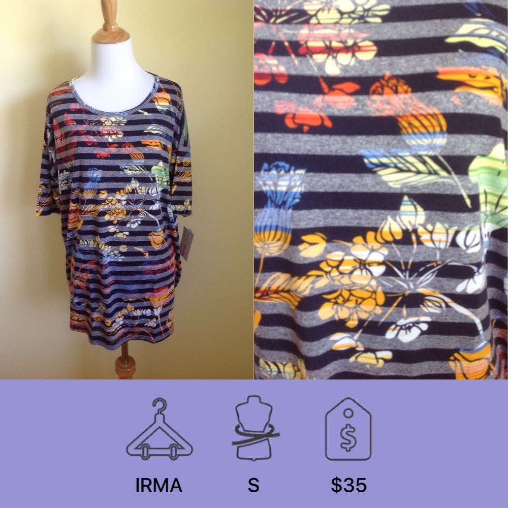 Small Lularoe Irma NWT